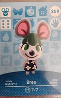 Carte Amiibo Animal Crossing, habitant n°269 Quenotte