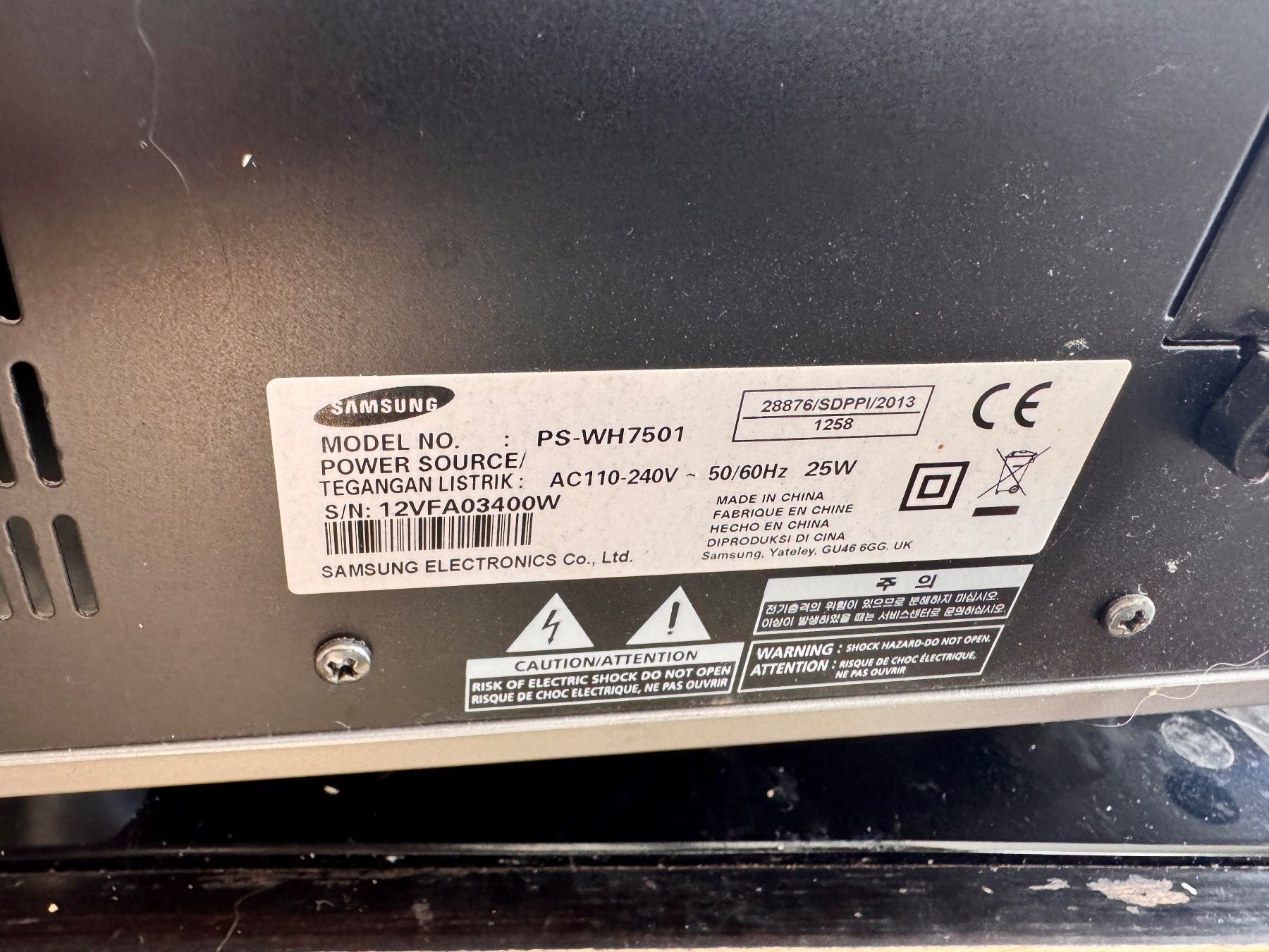 Samsung Casse acustiche: Samsung sound bar mit subwoofer – Usato da Rümlang venduto da Miscellanico 4
