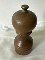 Antiker Peugeot Pfeffermühle Holz braun aus Frankreich 🇫🇷 