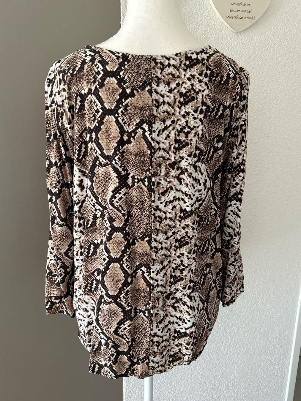 Camicette: Langarm Blusenshirt mit Muster  von bpc selection Gr. 42 – Usato da Brunnen venduto da Nala2929 5