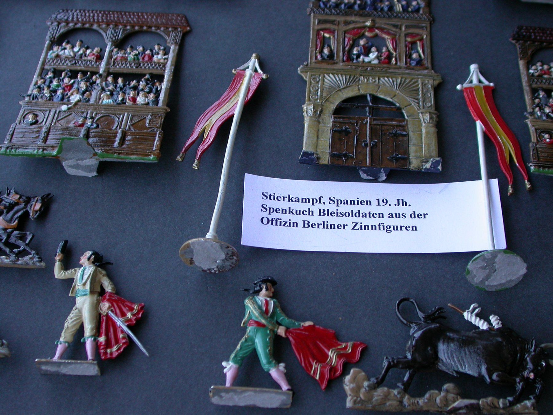 Statuette: Zinnfiguren: Stierkampf Corrida de Toros – Usato da Zürich venduto da Marcel6887 1