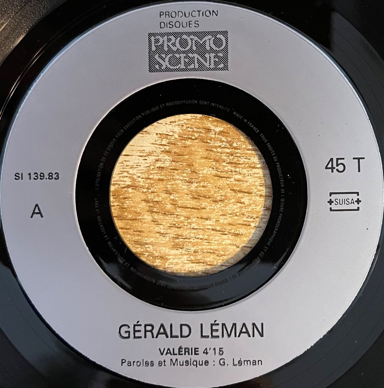 Schallplatten: GERALD LEMAN - VALERIE – Gebraucht aus Bussigny von vinyl-pas-cher 2