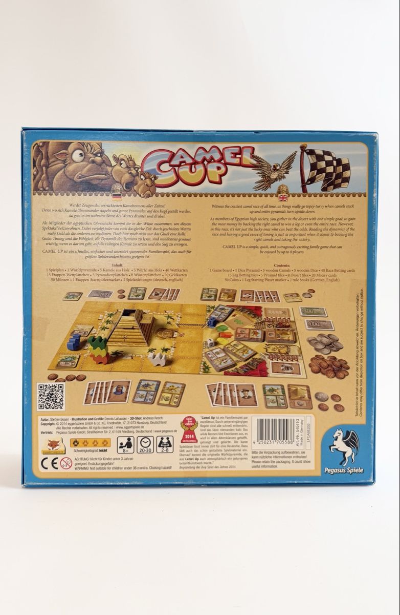 Pegasus Spiele Giochi: Camel Up Brettspiel Steffen Bogen 2-8 Spieler  – Usato da Schaffhausen venduto da Alinas-Kinderwelt 1