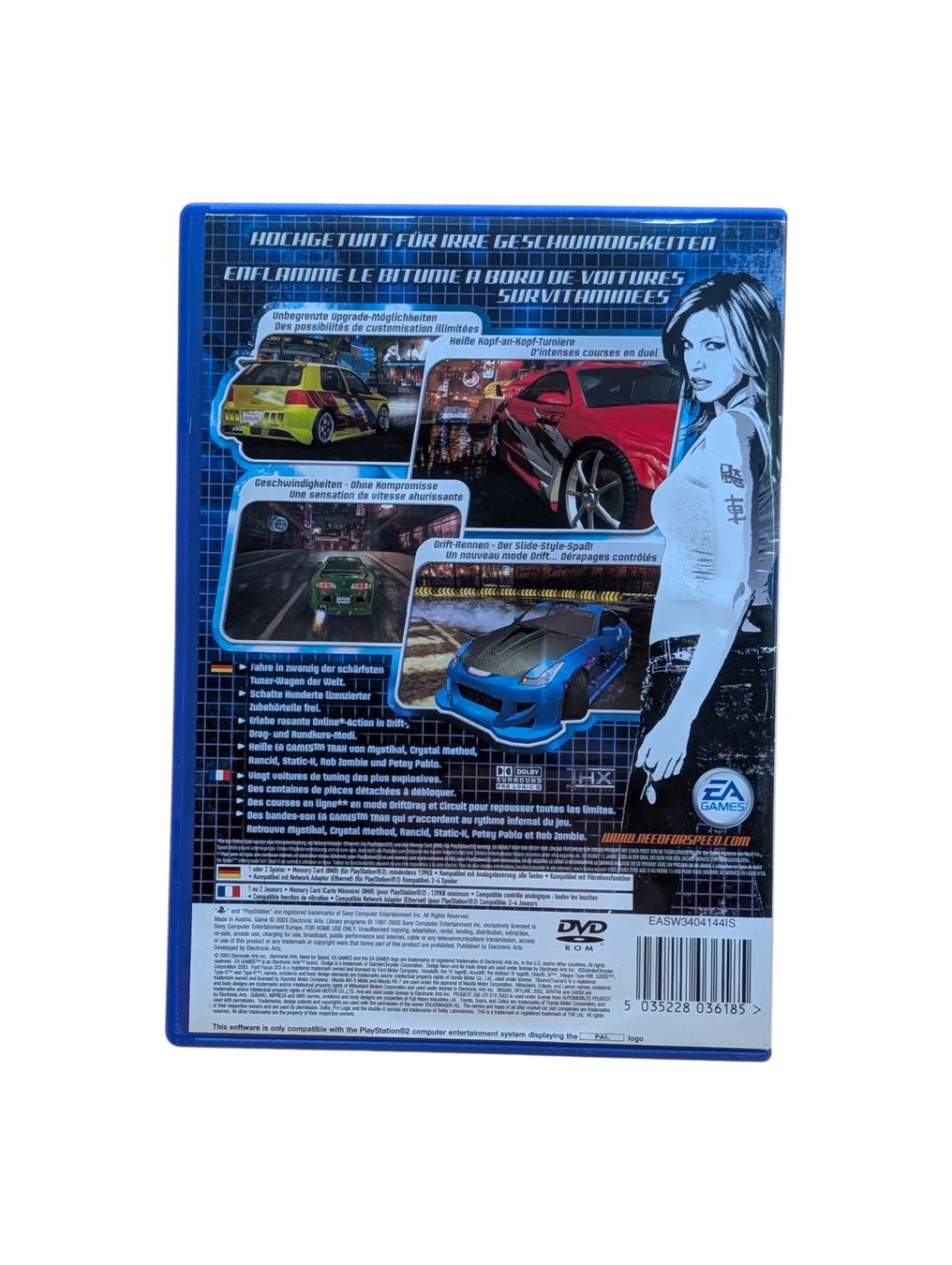 Sony Giochi: Need for Speed: Underground PlayStation 2 (PS2) – Usato da Domat/Ems venduto da IsseldorsShop 1