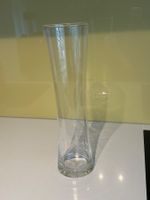 Hohe Glasvase transparent 40 cm hoch