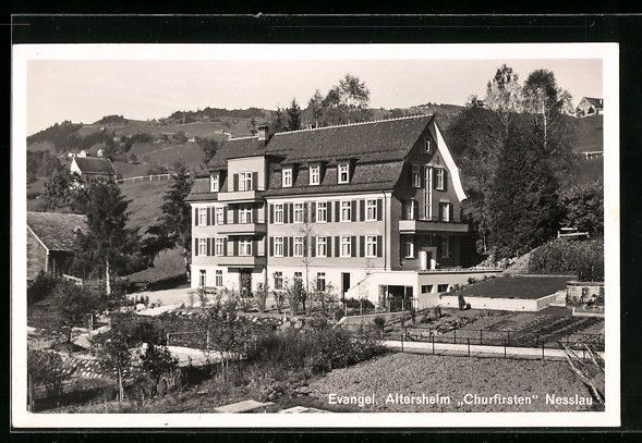 Ansichtskarten: Nesslau, Evang. Altersheim Churfirsten – Gebraucht aus Berlin von bartko-reher