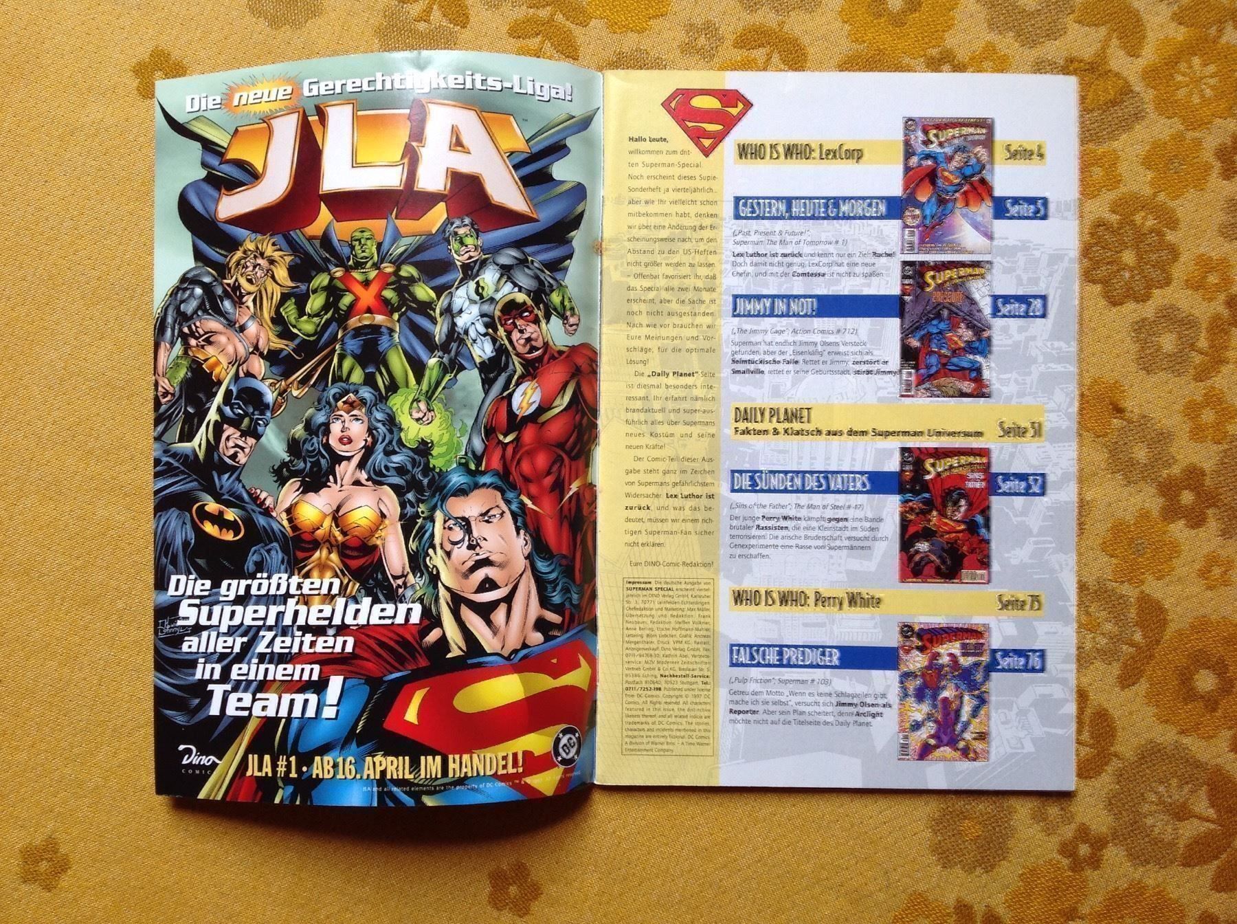 BD: Superman Special Heft Nr 3 von 1997 – D'occasion à Endingen par nathan05 1