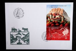 2009 FDC Tag der Briefmarke Bulle