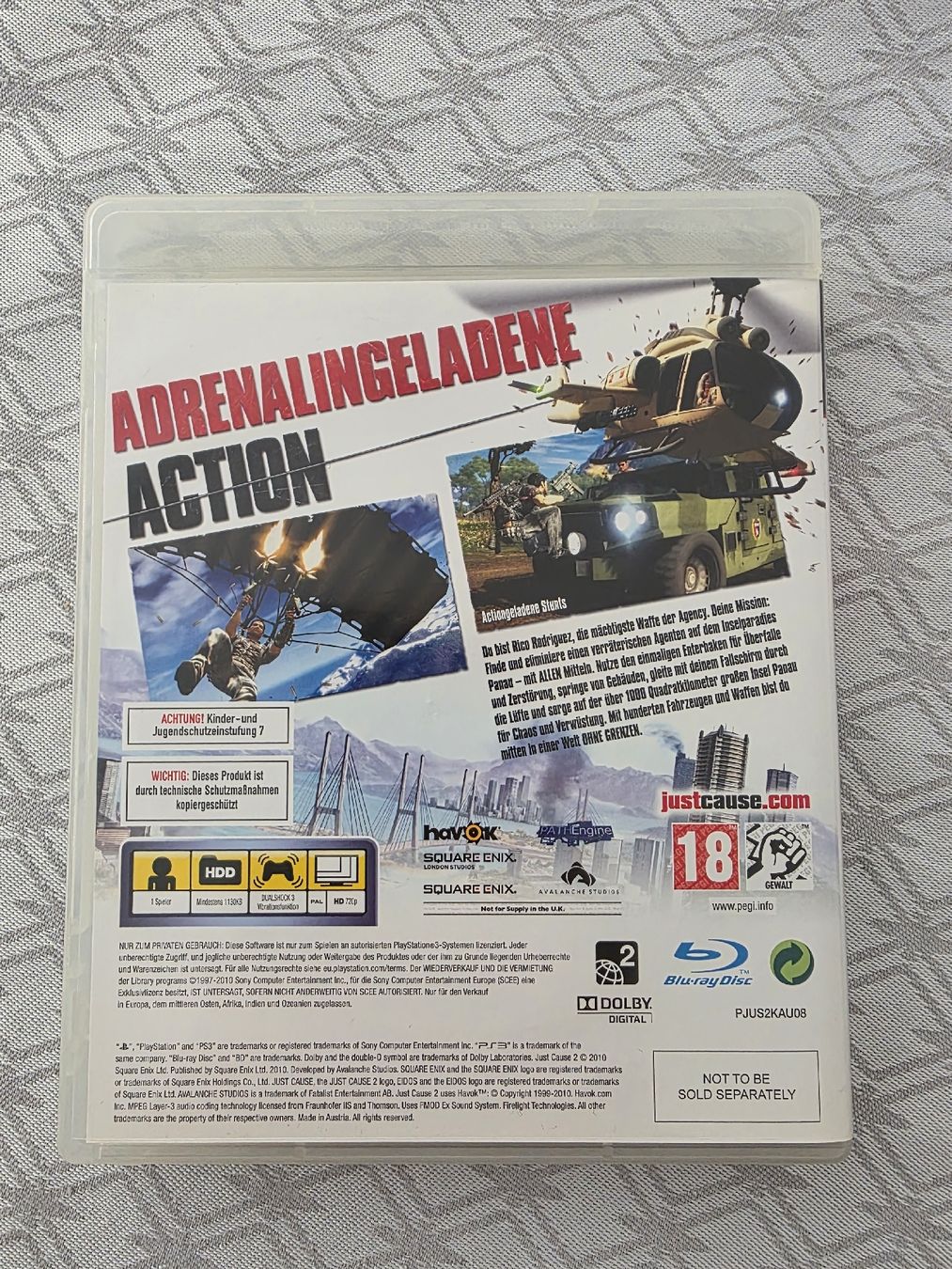 Sony Jeux:  Just Cause 2 PS3  – D'occasion à Wetzikon ZH par sel_tdz8 1