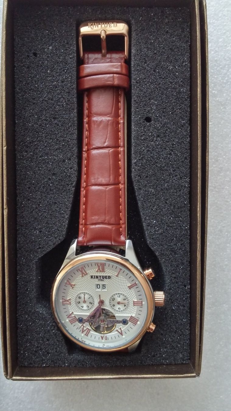 Orologi: Kinyued Automatik elegant Herrenuhr – Nuovo e nell'imballaggio originale da Zürich venduto da sendbad 6
