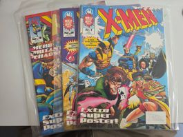X-Men Nr.1,2,3, Marvel Comics UK, øZ0-1! 1994