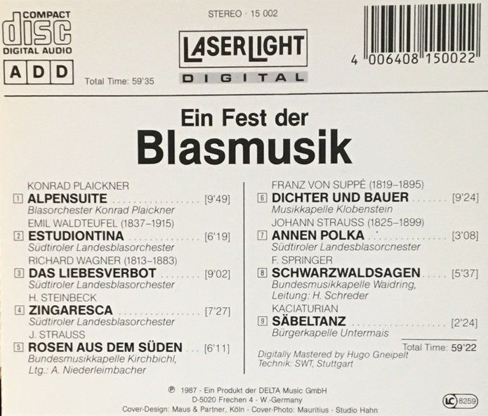 CD: Ein Fest der Blasmusik – Usato da Grüningen venduto da azulmarron 1