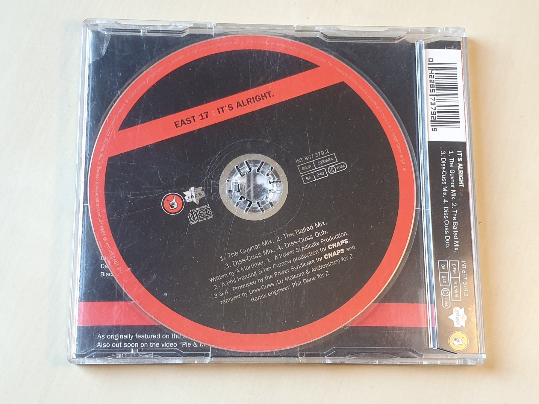 CD: East 17 its Alright – Usato da Stansstad venduto da collectorsshop 1