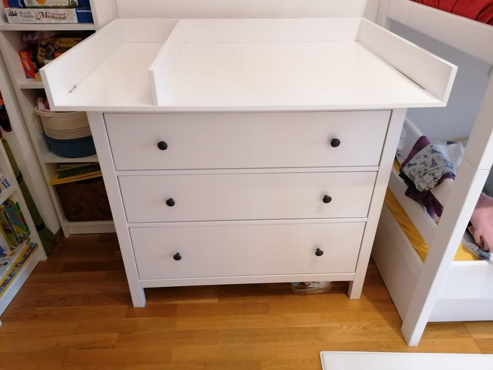 IKEA HEMNES Kommode mit 3 Schubladen & Wickelaufsatz Kaufen auf Ricardo