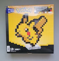 Mega Pokemon Pikachu Pixel Art 400 Pcs Neu