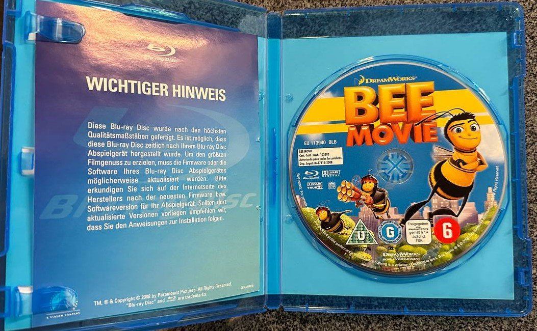 Tutti i DVDs: Bee Movie - Das Honigkomplott Blu-ray Disc – Usato da Beringen venduto da Mantafisch1 3