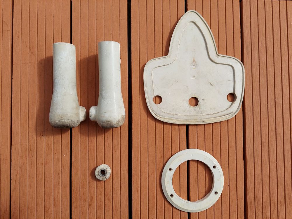 Buzzetti Ständerfüsse Aluminium Schwarz Für Vespa - Passend Für PK, PX, T5 Modelle