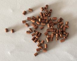 80 perles bois de Bayong 4 mm / Bayong Holzperlen