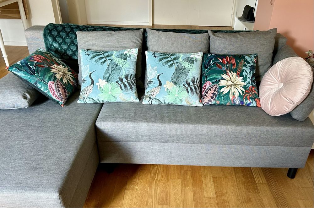 IKEA Angsta 3seat sofabed with cushions and blanket Kaufen auf Ricardo