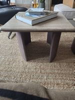 Table basse en travertin