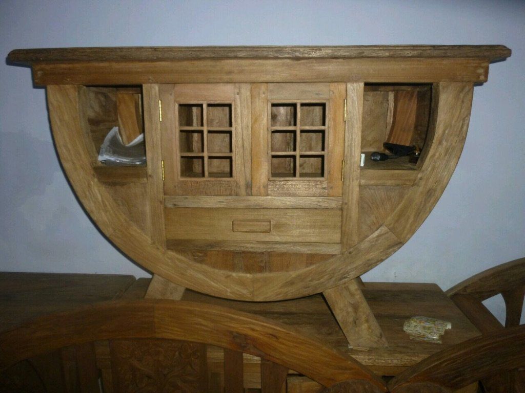 Cassettiere: Sideboard Teakholz Kommode Buffet Küchenschrank Esszimmer – Nuovo e nell'imballaggio originale da Daisendorf venduto da Wohn-Kult 3
