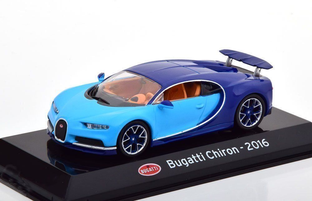 Bugatti Modellini d'auto: Bugatti Chiron seit 2016 hellblau / dunkelblau   1:43 Altaya – Nuovo e nell'imballaggio originale da Gerlafingen venduto da espero88 2