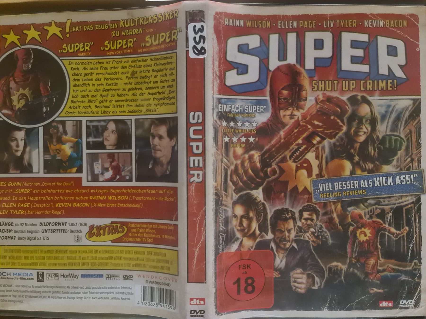 Alle DVDs: Super - Shut Up Crime! DVD – Gebraucht aus Dintikon von Vexi