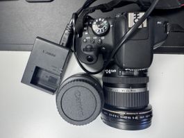 Canon EOS 750D Kit mit 2 Objektiven (1x Weitwinkel)