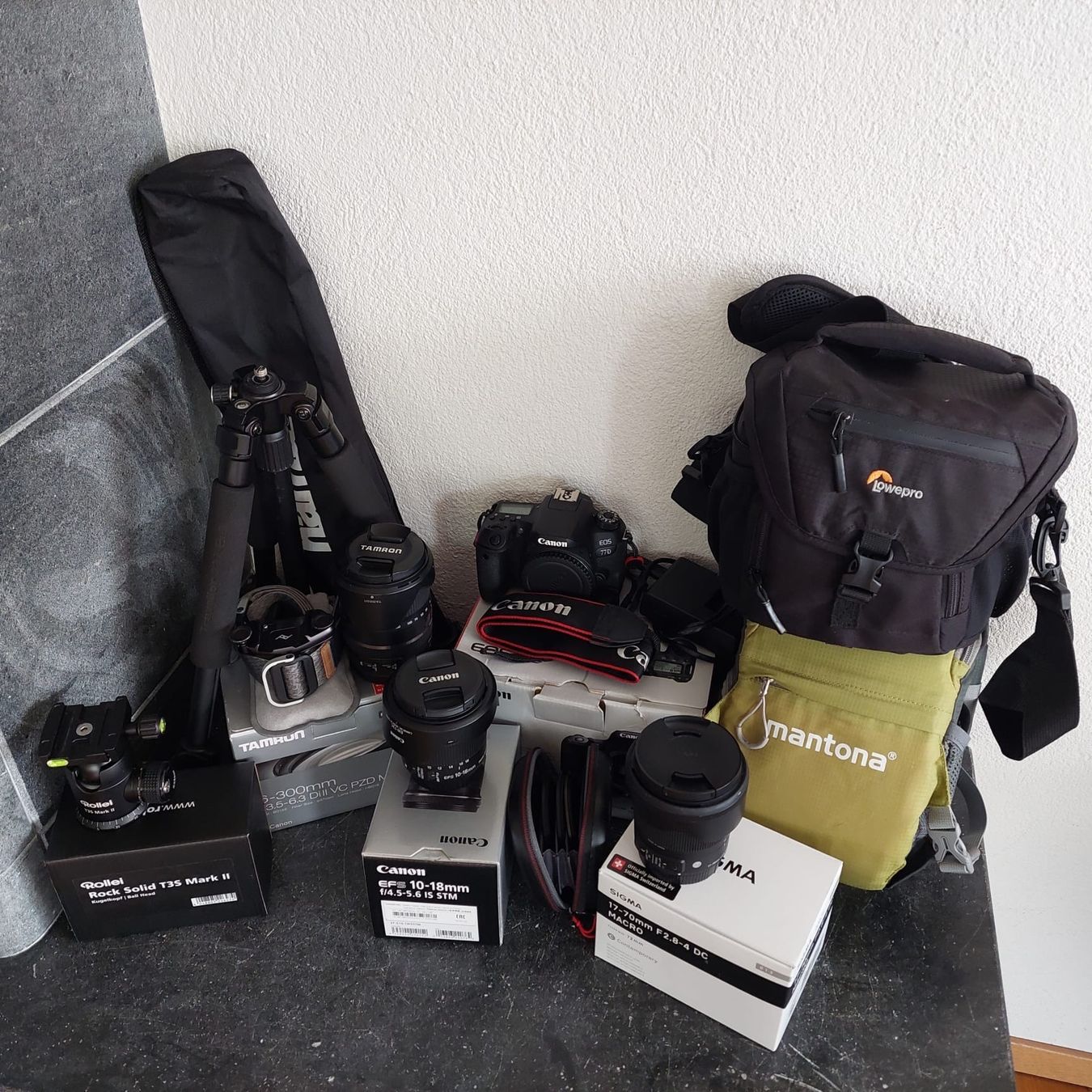 Canon Fotocamera: Canon EOS 77d Set – Usato da Hasliberg-Hohfluh venduto da hasliberg79