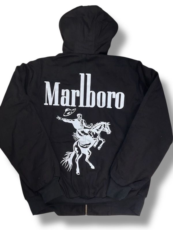 Carhartt Giacche: Rare Carhartt x Malboro rework active jacket – Nuovo (secondo la descrizione) da Plan-Les-Ouates venduto da Loved_Panda_Clothing 1
