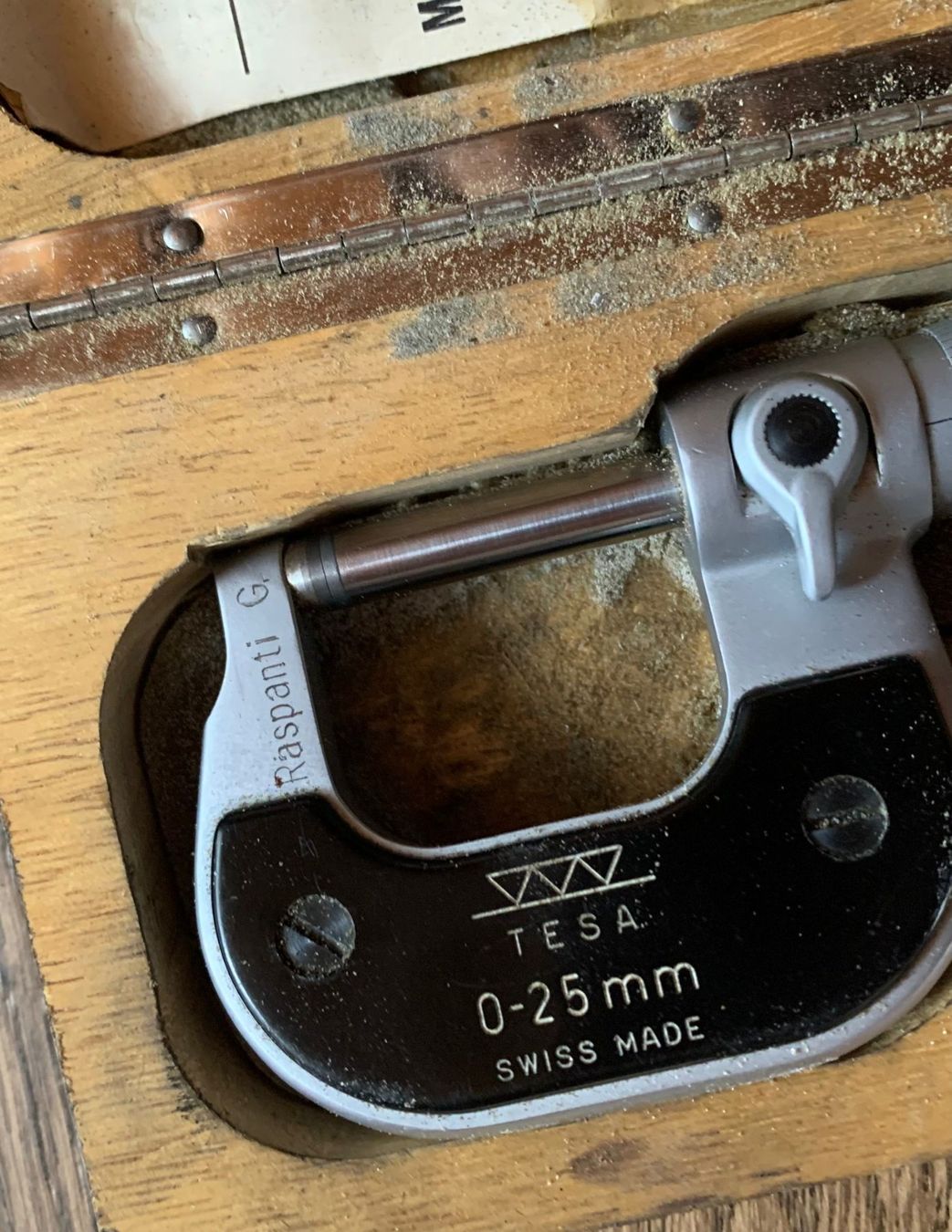 Misurare: Tesa Präzisions-mikrometer 0-25mm – Usato da Sonceboz-Sombeval venduto da ant_cd5j 3
