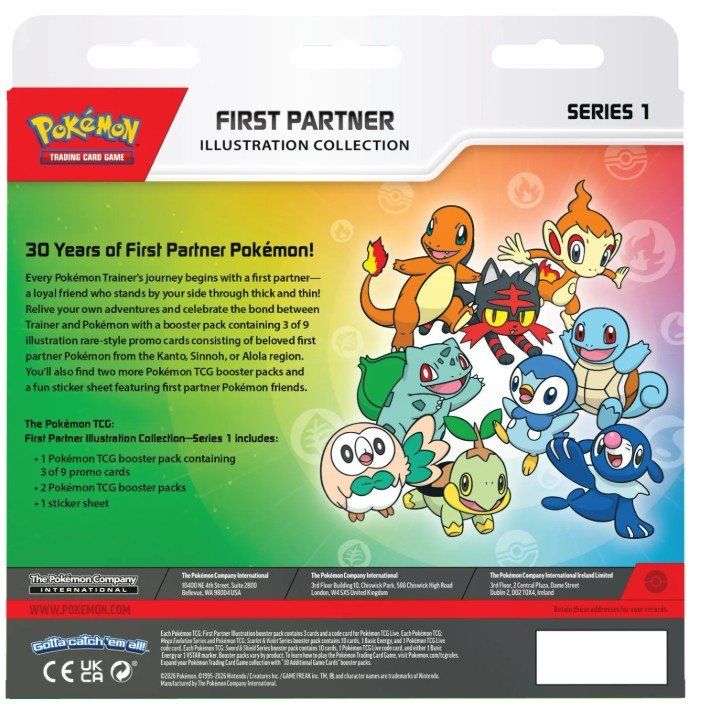 Pokémon Carte collezionabili: Pokémon First Partner - Illustration Collection - English – Nuovo e nell'imballaggio originale da Langenthal venduto da Kevin5000 2