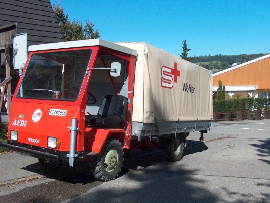 Véhicules utilitaires: Aebi TP1000A – D'occasion à Wohlen par Strebeli