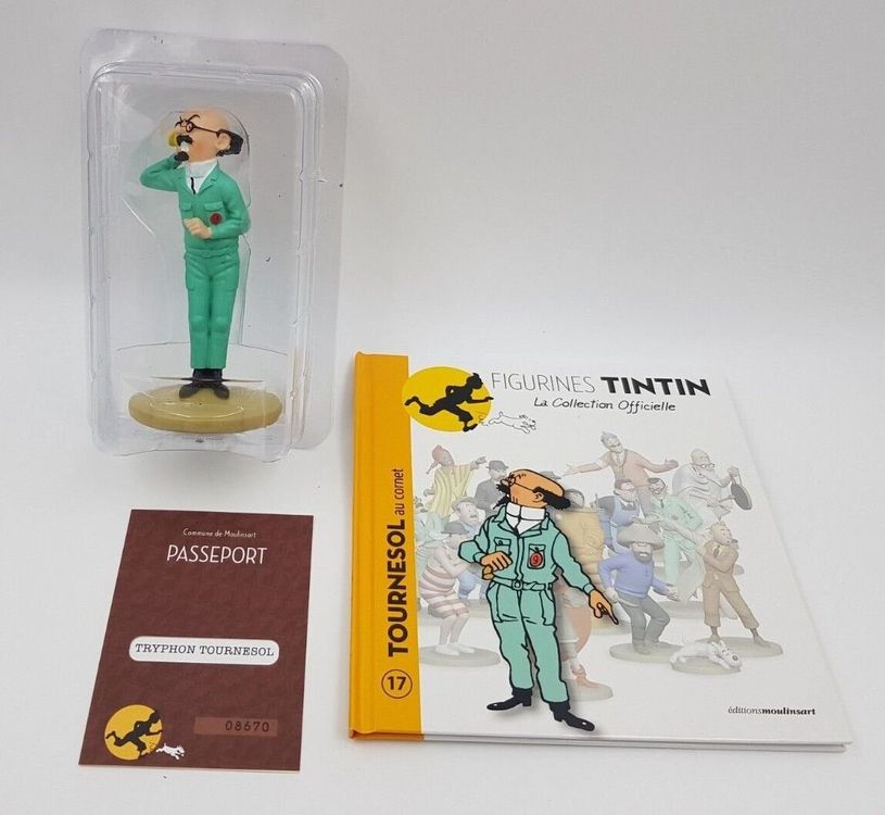 Hergé Figurine Tintin 17 Tournesol au Kaufen auf Ricardo