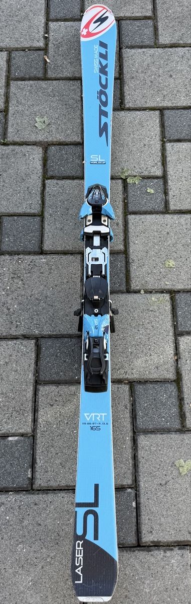 Stöckli Sci: Stöckli Laser SL Ski 165cm mit Bindung – Usato da Wettswil venduto da Wucher24 1