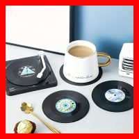 Schallplatten Getränkeuntersetzer Vinyl Retro Bierdeckel