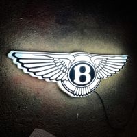 BENTLEY LED Leuchtreklame Vintage Style