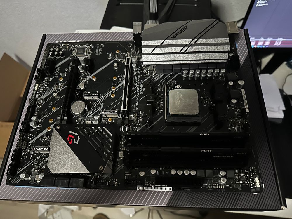 Set Mainboard & CPU AMD & 64GB-RAM & CPU-Kühler (Gebraucht) in ...