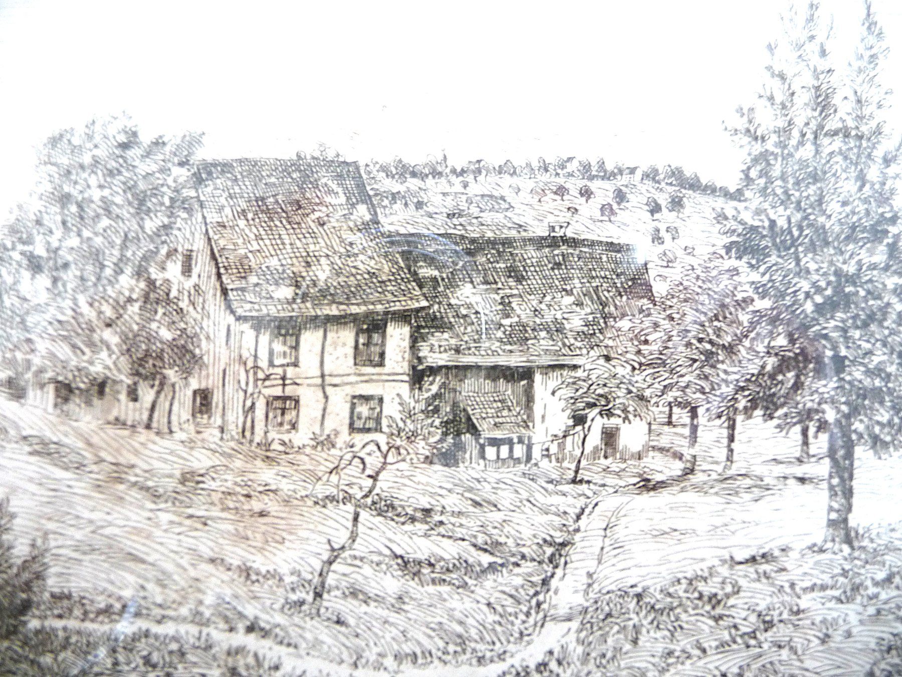 Incisioni: Richterswil, Radierung von Paul Weber – Usato da Wädenswil venduto da angela116 2