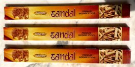 3 boîtes d’encens Maharani Sandal – 30 bâtonnets