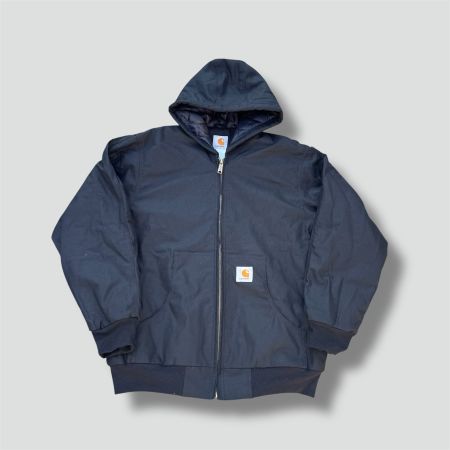 Carhartt Union Labor black hooded jacket übergangsjacke