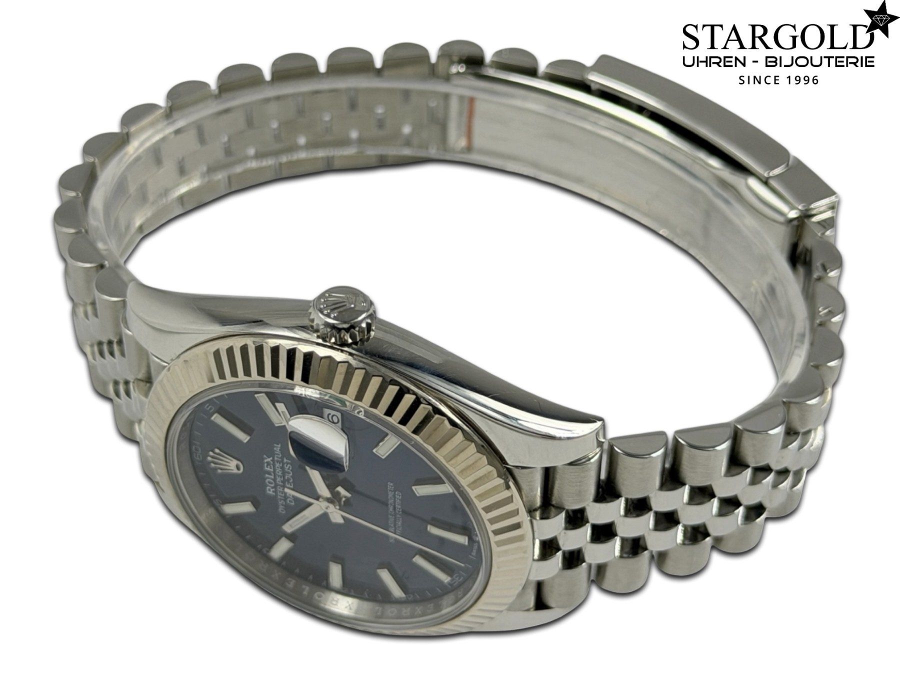 Rolex Uhren: Rolex Datejust 41 - 126334 - Blue Dial – Gebraucht aus Zürich von Stargold-Uhren 4