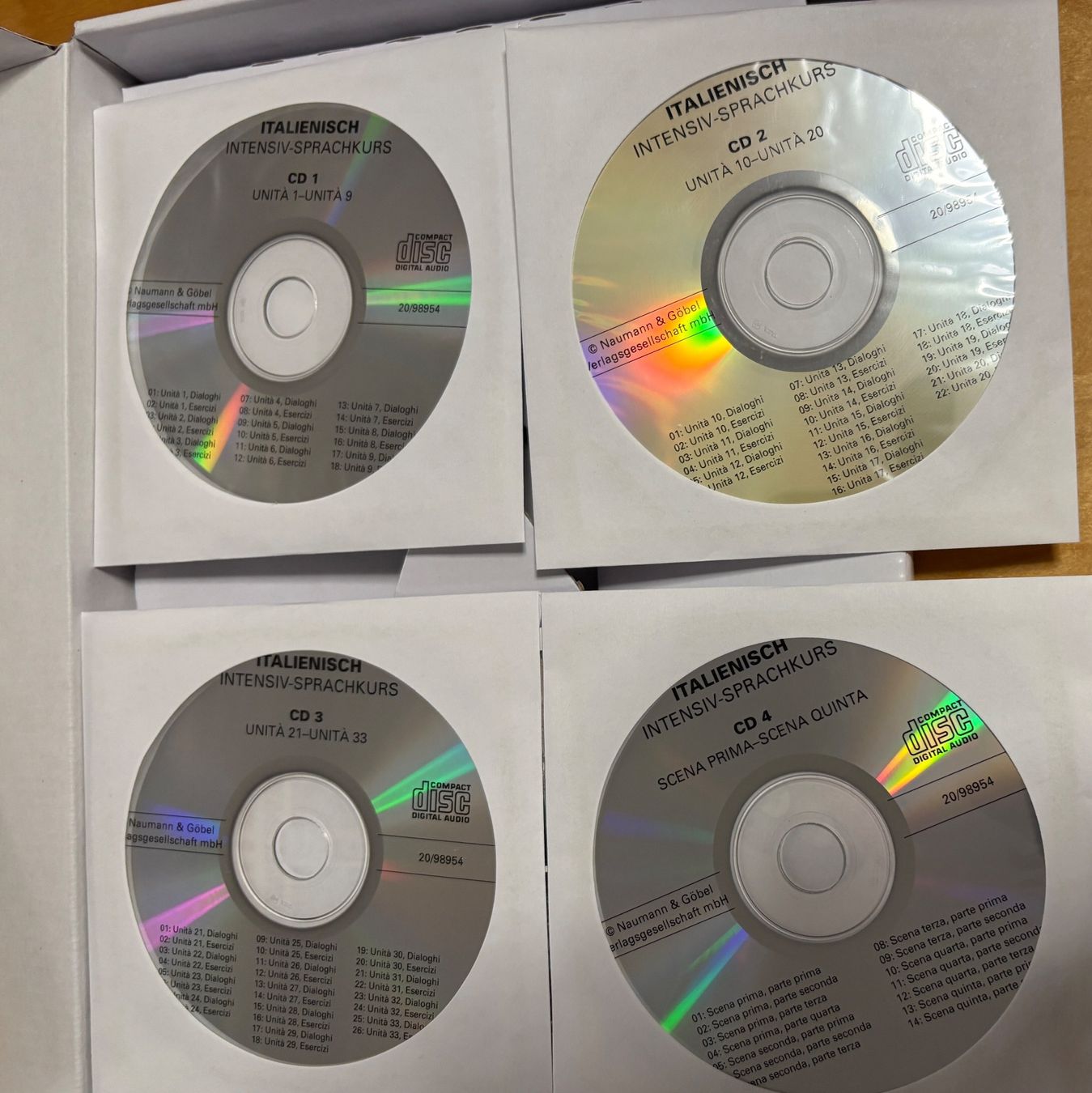 Libri: Italienisch CD-Intensiv-Sprachkurs – Usato da Auenstein venduto da 5222 2