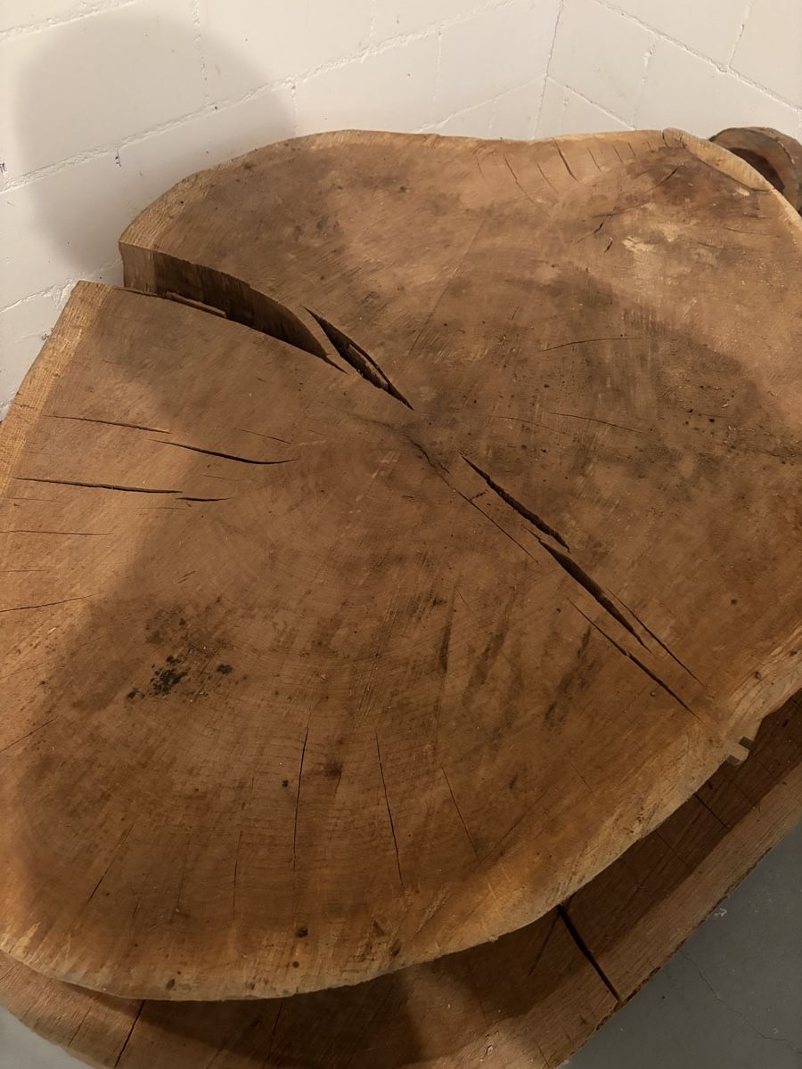 Articoli in legno: xxl Baumscheibe Eiche massiv Naturholz rustikal – Nuovo (secondo la descrizione) da Reichenburg venduto da woodlov 3