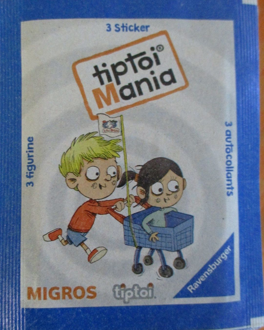Migros Carte collezionabili: 100 ungeöffnete Päckli TIPTOI - Bildchen – Nuovo e nell'imballaggio originale da Flumenthal venduto da novbra 1