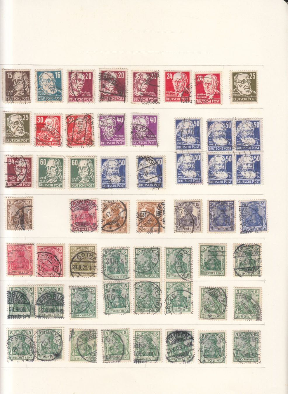 Tutti i francobolli: Teilsammlung Deutschland – Usato da Bürglen TG venduto da StampGraf 5