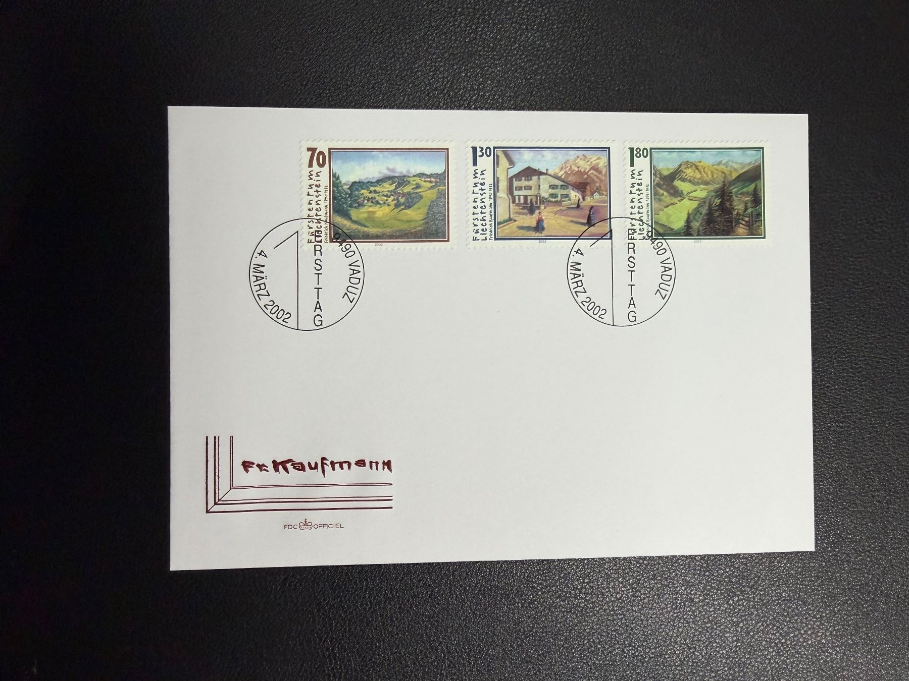 Tous les timbres: Liechtenstein FDC 2002 – D'occasion à oberrüti par jeanmei