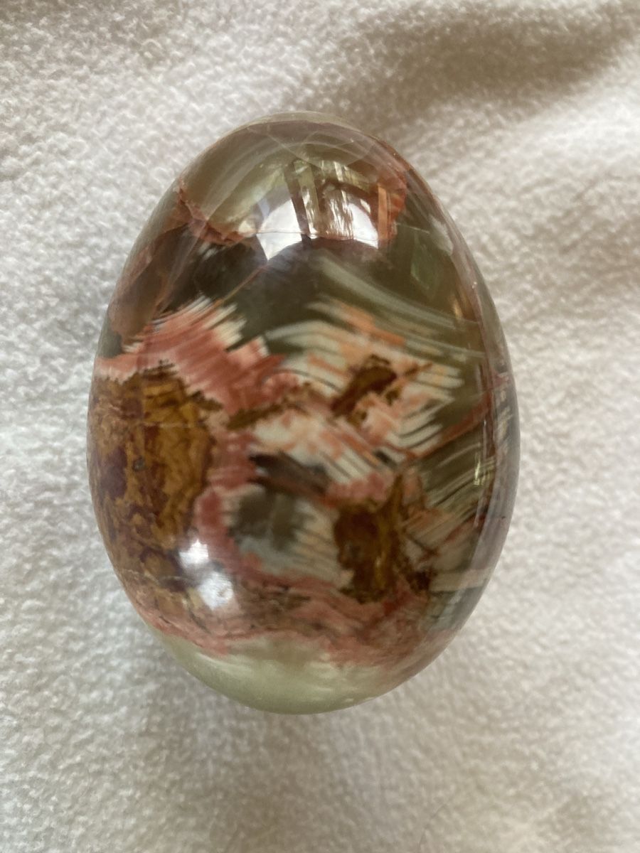 Edelsteine: Onyx Ei - Natürlicher Edelstein Hingucker! – Neu (gemäss Beschreibung) aus Sornard - Nendaz von Mapere 1