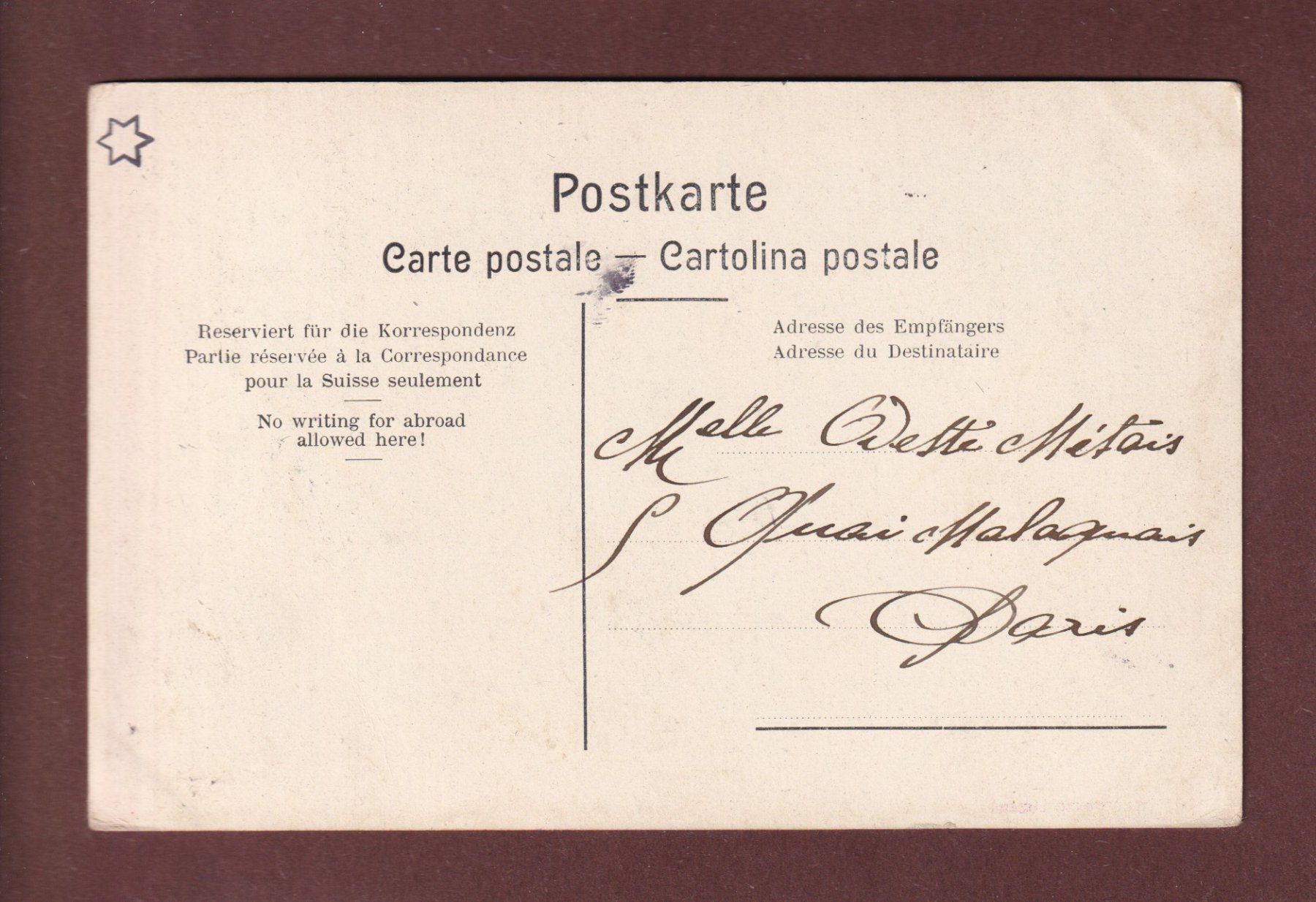 Cartes postales: LUCERNE - Hotel Schweizerhof - 1904 – D'occasion à Pully par nicecards-shop 1