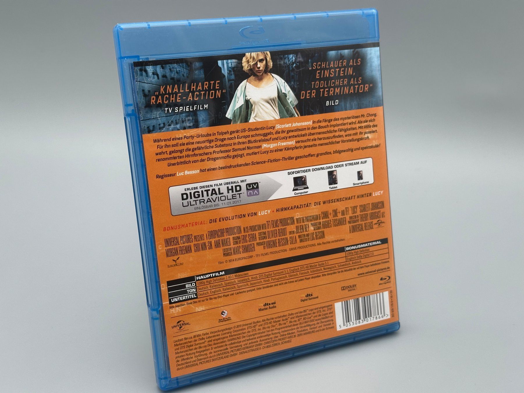 Tutti i DVDs: Lucy | Blu-ray | Scarlett Johansson & Morgan Freeman – Nuovo e nell'imballaggio originale da Schlieren venduto da selected_goods 1
